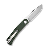 Braxx | Green Micarta + Satin D2 Slipjoint