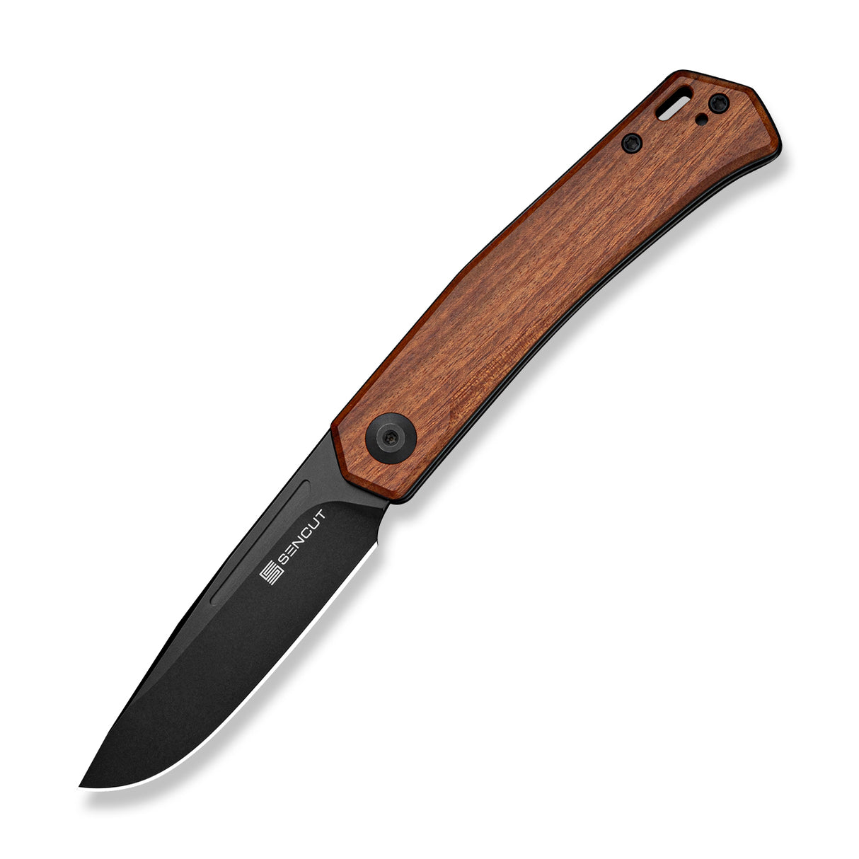 Braxx | Guibourtia Wood + Black D2 Slipjoint