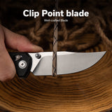 Slybolt | Black G10 + Blackwash 9Cr18MoV