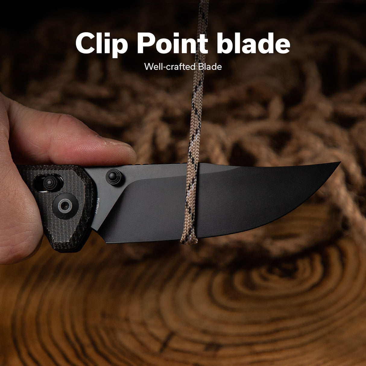 Slybolt | Green Micarta + Black 9Cr18MoV