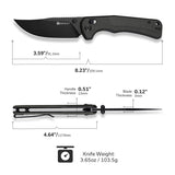 Slybolt | Green Micarta + Black 9Cr18MoV