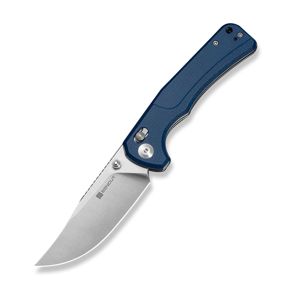 Slybolt | Blue Micarta + Satin 9Cr18MoV