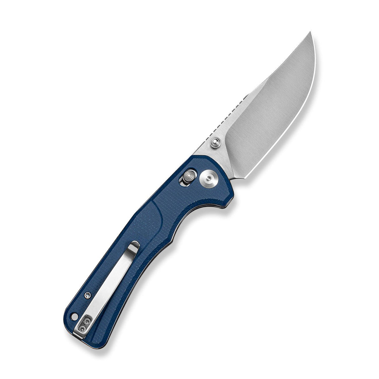 Slybolt | Blue Micarta + Satin 9Cr18MoV