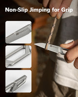 Texo - Fixed Blade | Skeletonised Stonewash 9Cr18MoV