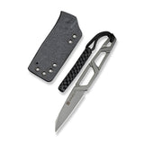 Texo - Fixed Blade | Skeletonised Stonewash 9Cr18MoV