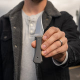 Ti Pocket Bowie Fixed Blade - AUX MFG x Big Idea Design