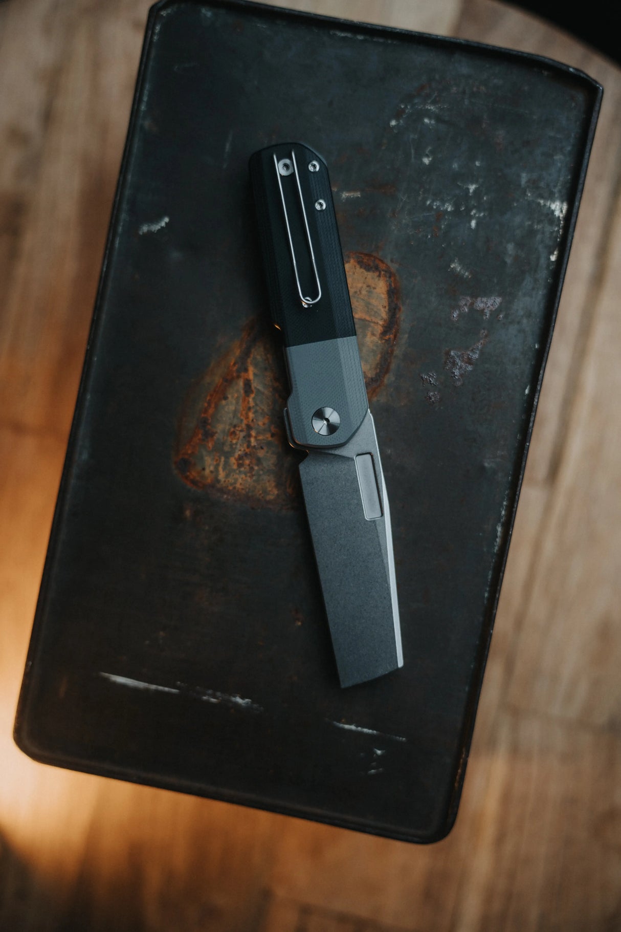 Avid 2 | Grey/Black G10 + Stonewash