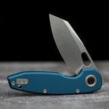 Ankylo | Blue Aluminium + Stonewash Elmax