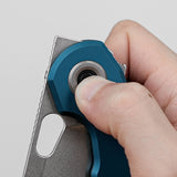 Ankylo | Blue Aluminium + Stonewash Elmax