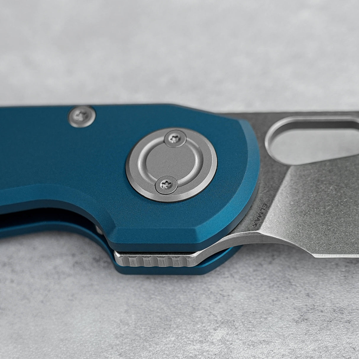 Ankylo | Blue Aluminium + Stonewash Elmax