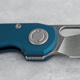 Ankylo | Blue Aluminium + Stonewash Elmax