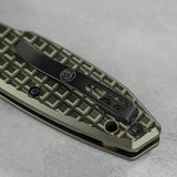 Ankylo | Olive Drab Aluminium + Stonewash Elmax