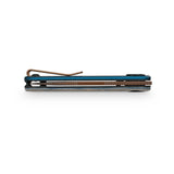 Corgi-V 295 | Blue Ocean Micarta/Aluminium | Copper Dune N690 - A3730
