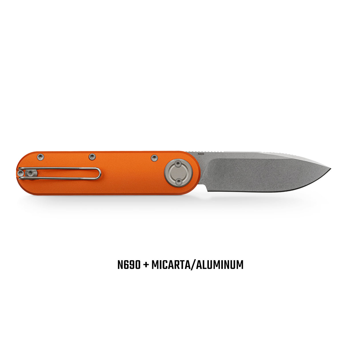 Corgi-V 295 | Copper Raindrop Micarta/Aluminium | Stonewash N690 - A3731