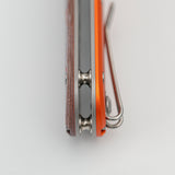 Corgi-V 295 | Copper Raindrop Micarta/Aluminium | Stonewash N690 - A3731