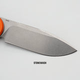 Corgi-V 295 | Copper Raindrop Micarta/Aluminium | Stonewash N690 - A3731