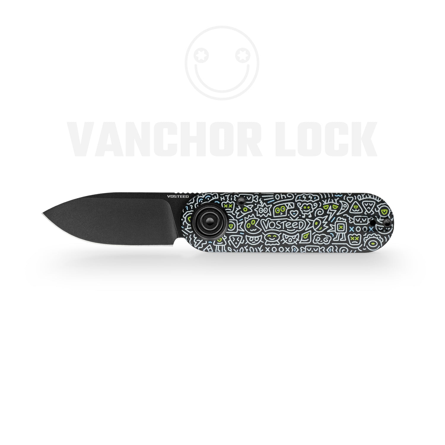 Corgi V | Doodle Monster™ Black G10 + Blackwash - A3726