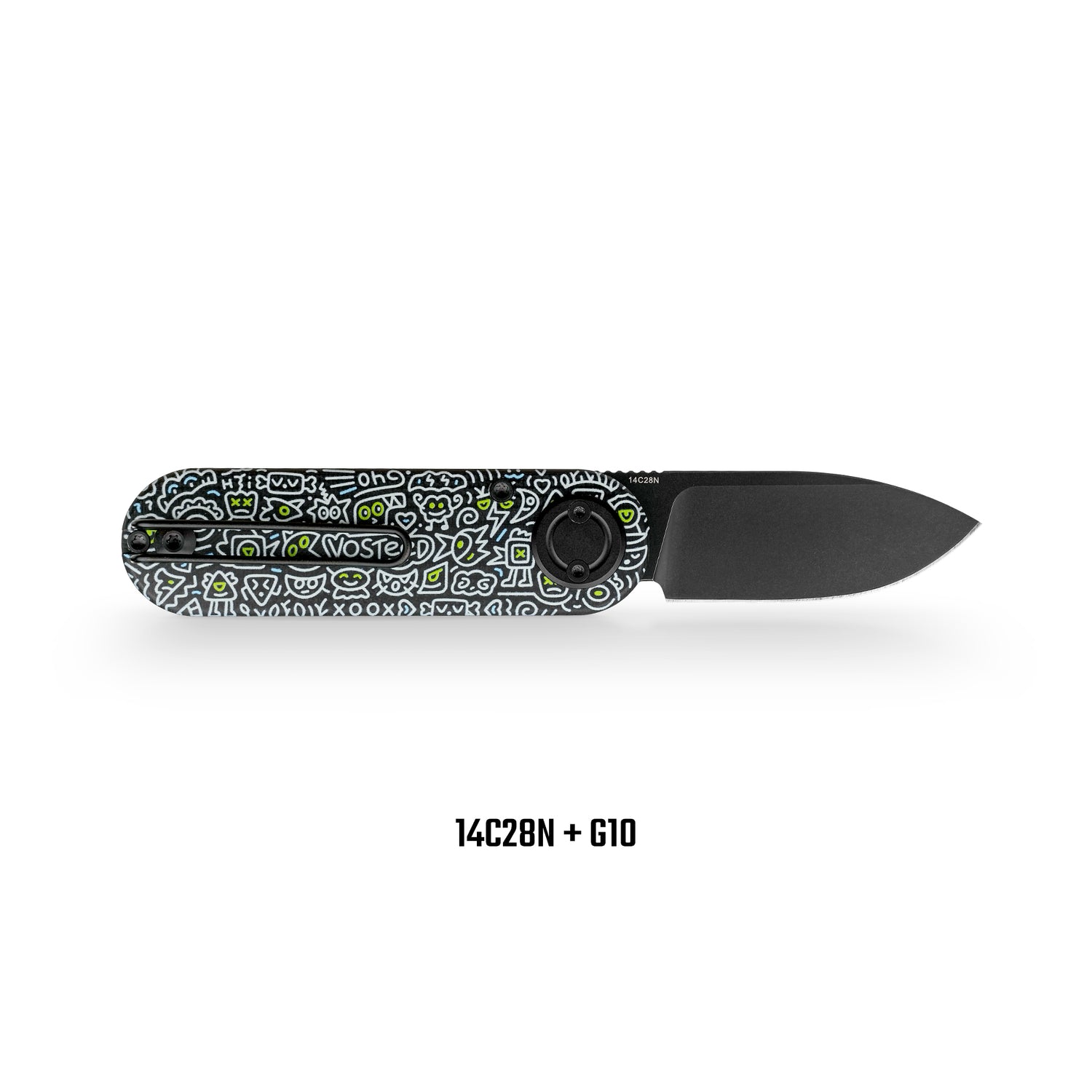 Corgi V | Doodle Monster™ Black G10 + Blackwash - A3726