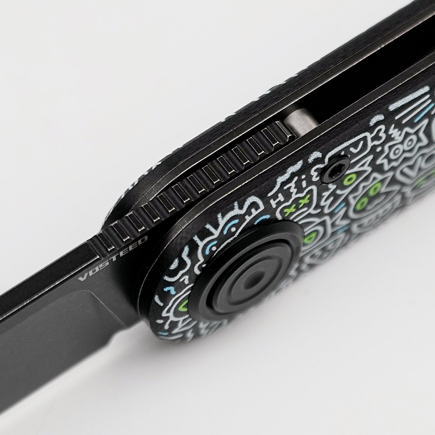 Corgi V | Doodle Monster™ Black G10 + Blackwash - A3726