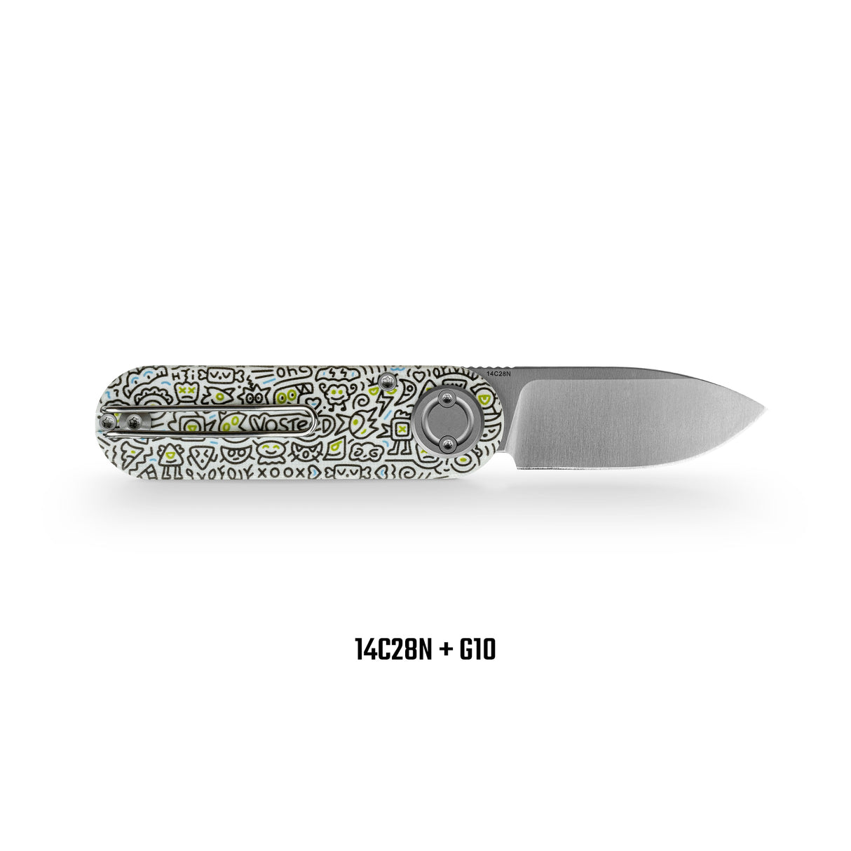 Corgi V | Doodle Monster™ White G10 + Satin - A3727