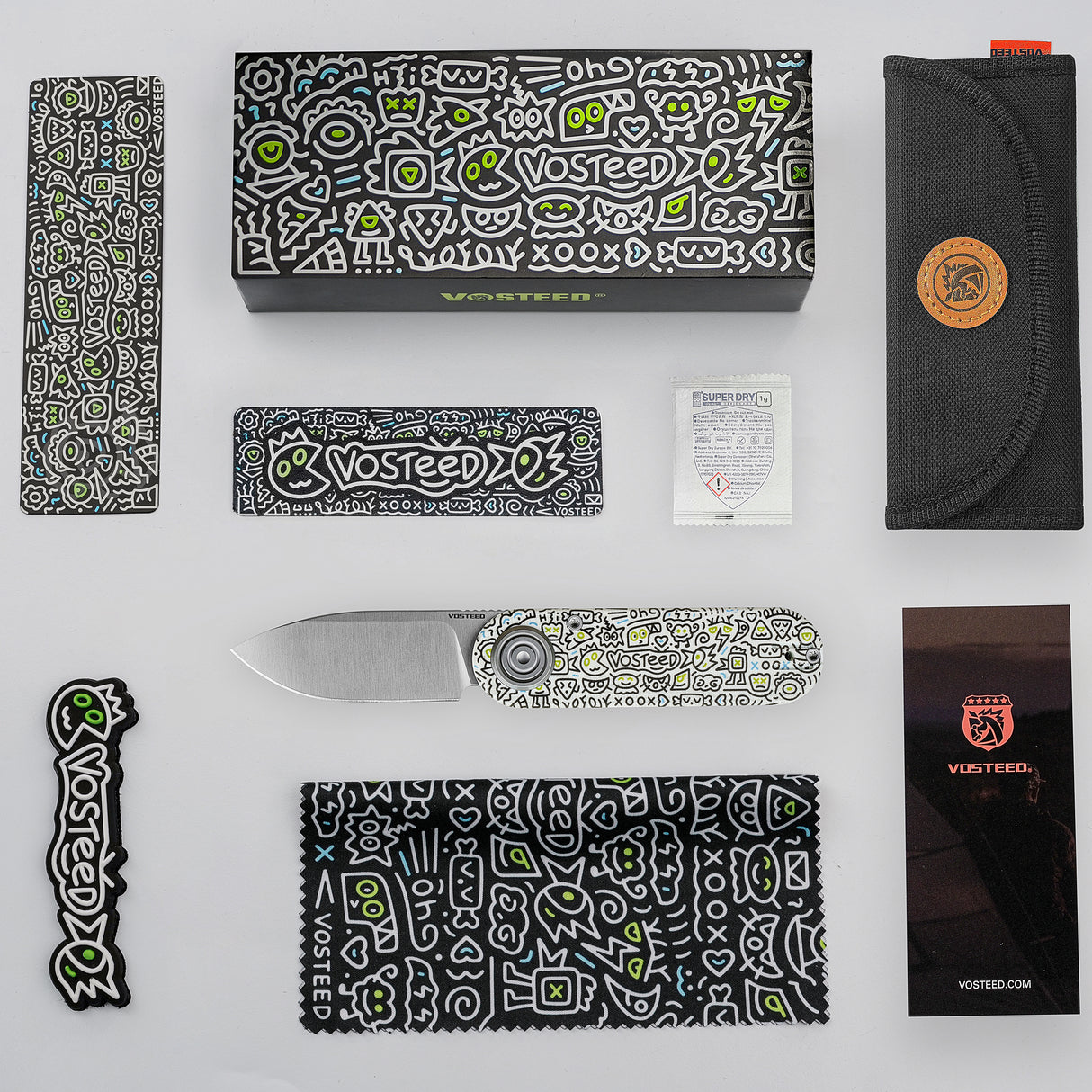 Corgi V | Doodle Monster™ White G10 + Satin - A3727