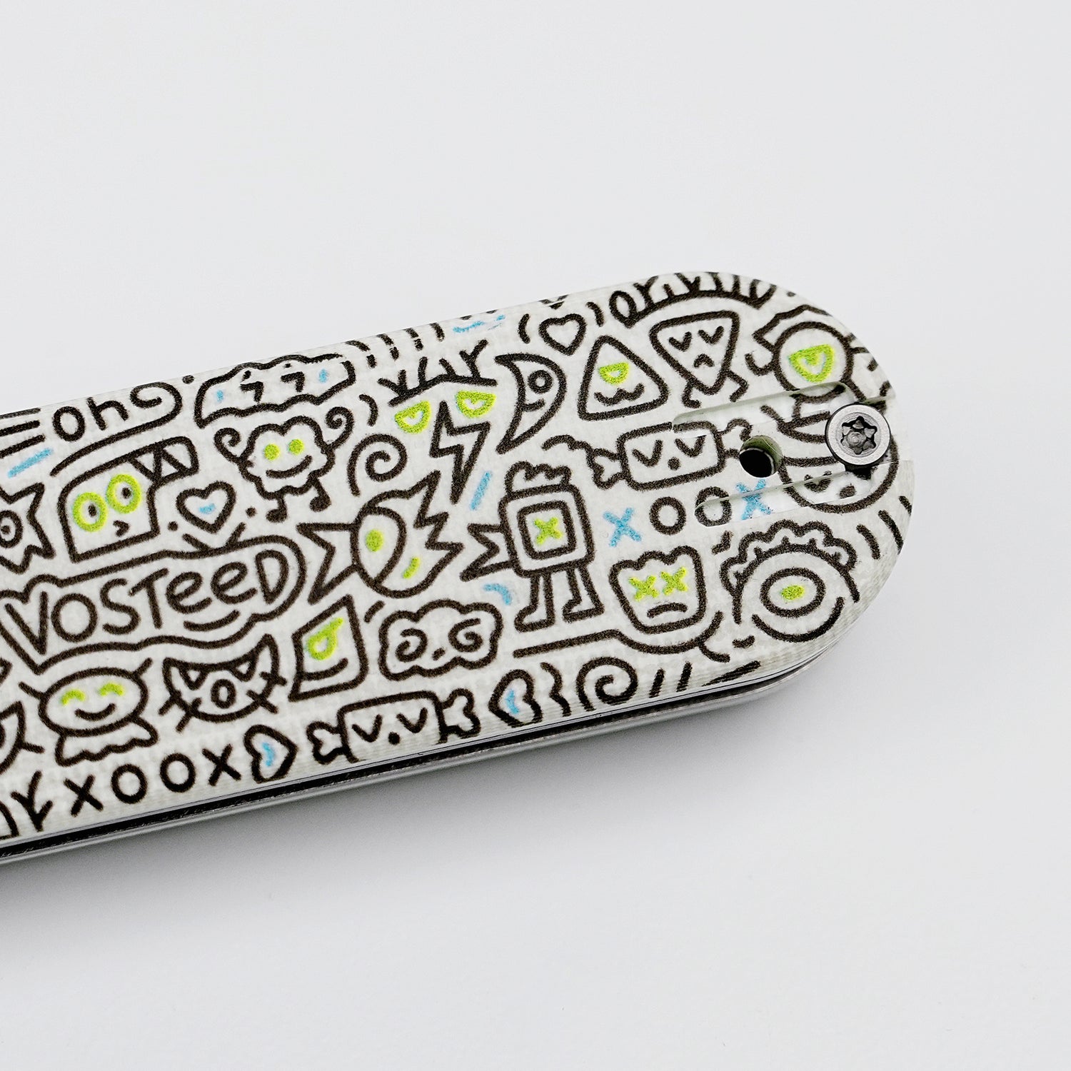Corgi V | Doodle Monster™ White G10 + Satin - A3727