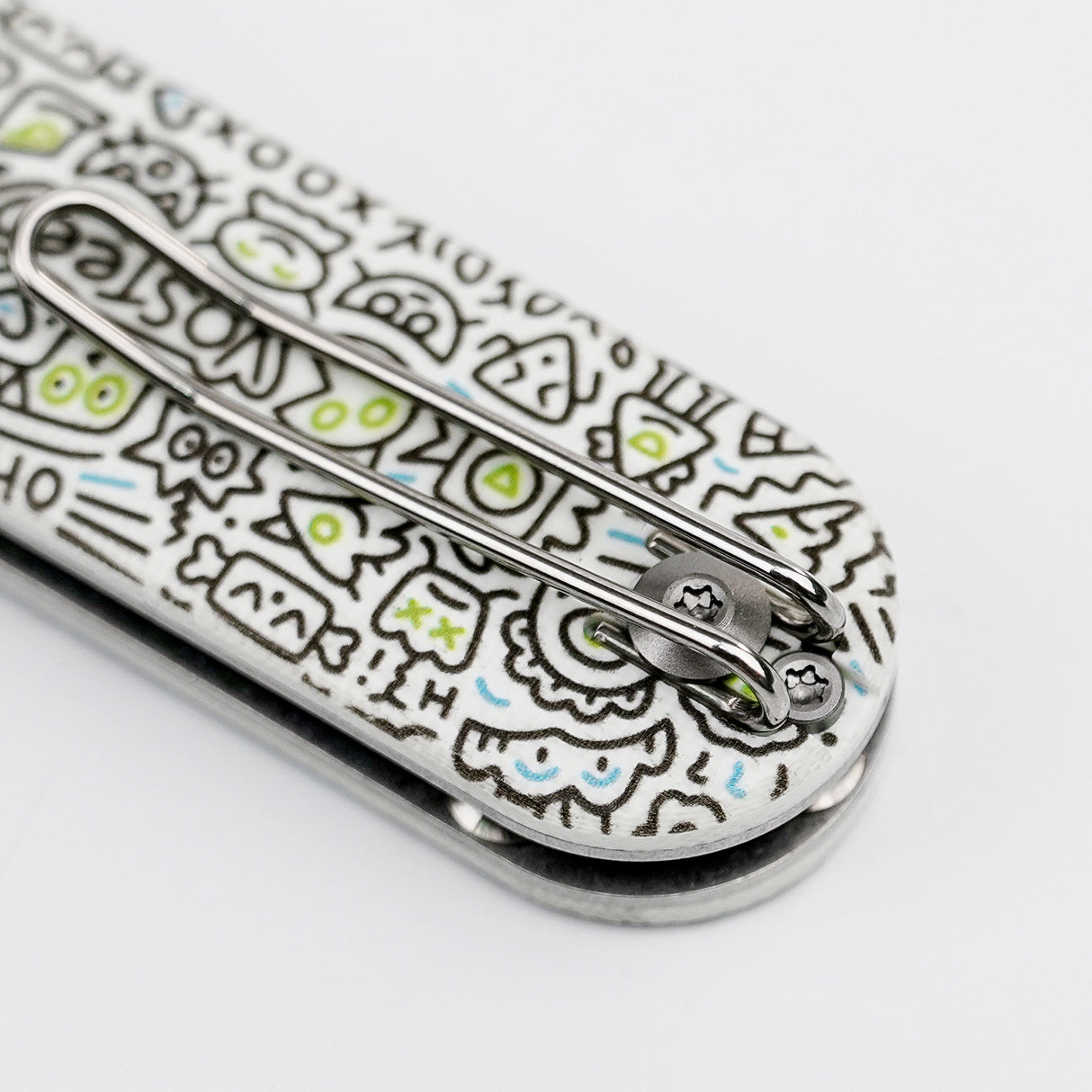 Corgi V | Doodle Monster™ White G10 + Satin - A3727