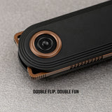 Corgi® V V | Black Aluminium + Copper Dune 154CM - A5101