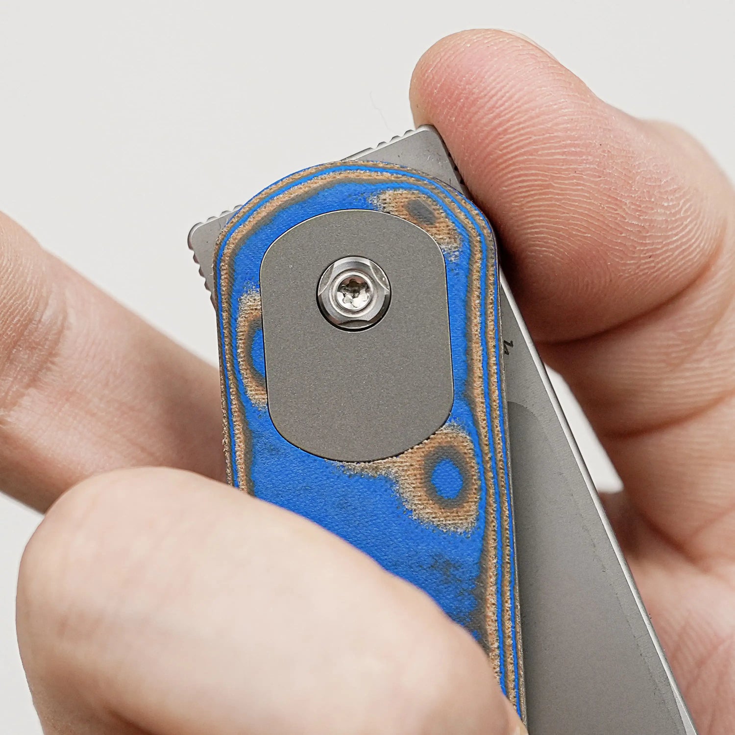 Corgi | Blue Ocean Micarta + 14C28N - A0733