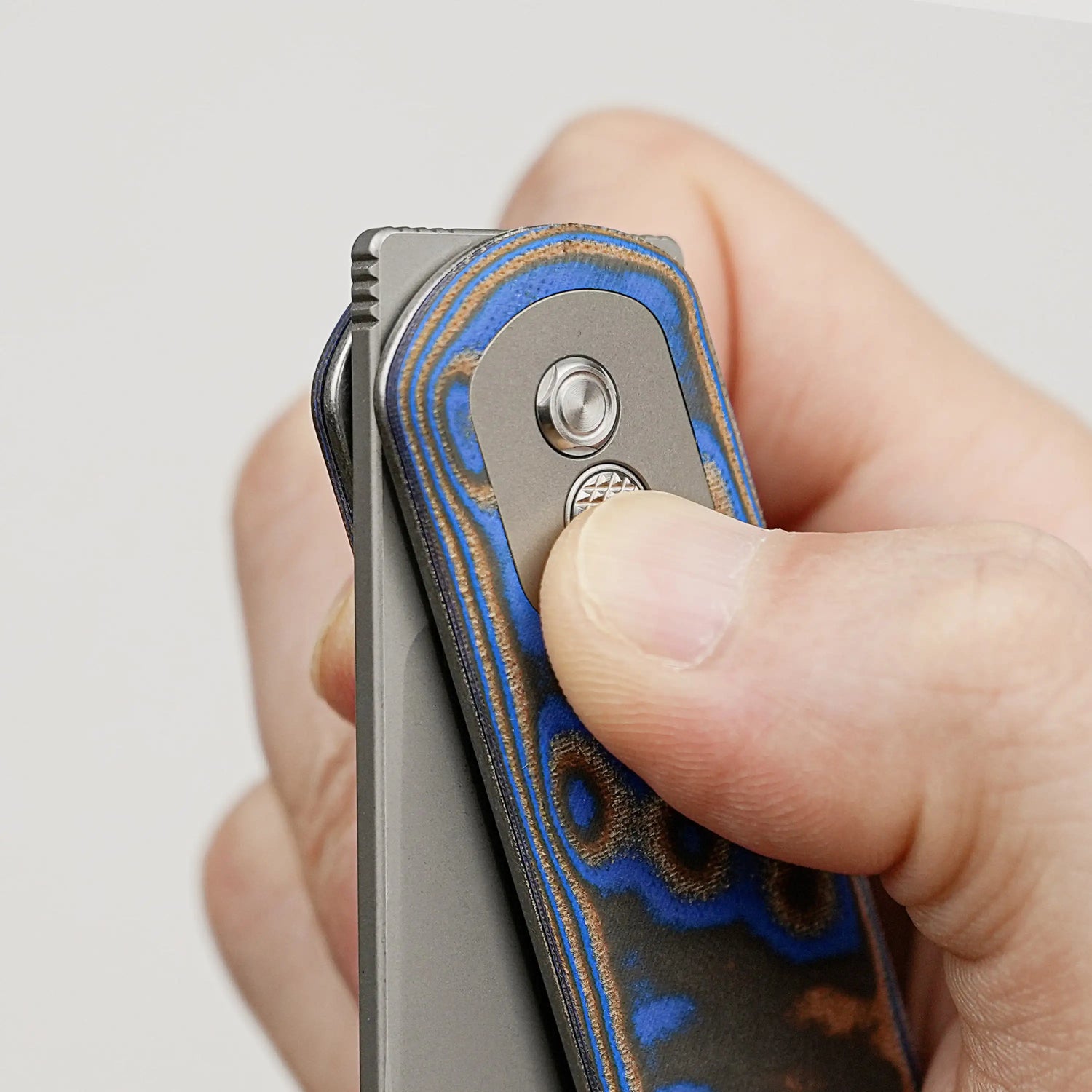 Corgi | Blue Ocean Micarta + 14C28N - A0733