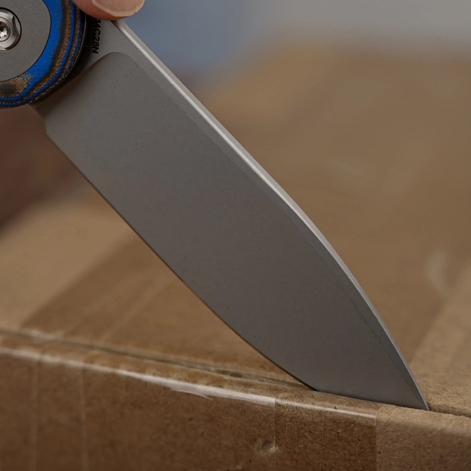 Corgi | Blue Ocean Micarta + 14C28N - A0733