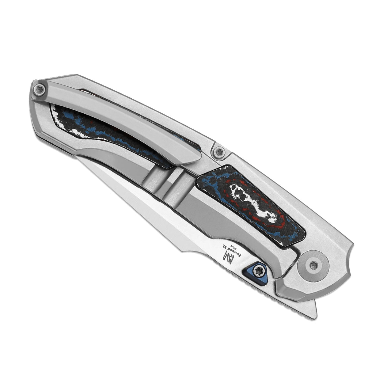 Feweed XL | FatCarbon Nebula & Titanium + Satin S90V