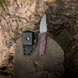 H-Back | Copper Raindrop Micarta + Nitro-V - D0406