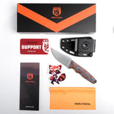 H-Back | Copper Raindrop Micarta + Nitro-V - D0406