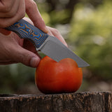 H-Back | Blue Ocean Micarta + Nitro-V - D0407