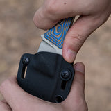 H-Back | Blue Ocean Micarta + Nitro-V - D0407