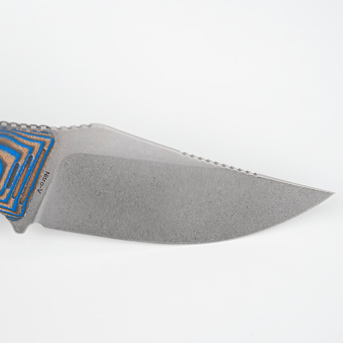 H-Back | Blue Ocean Micarta + Nitro-V - D0407