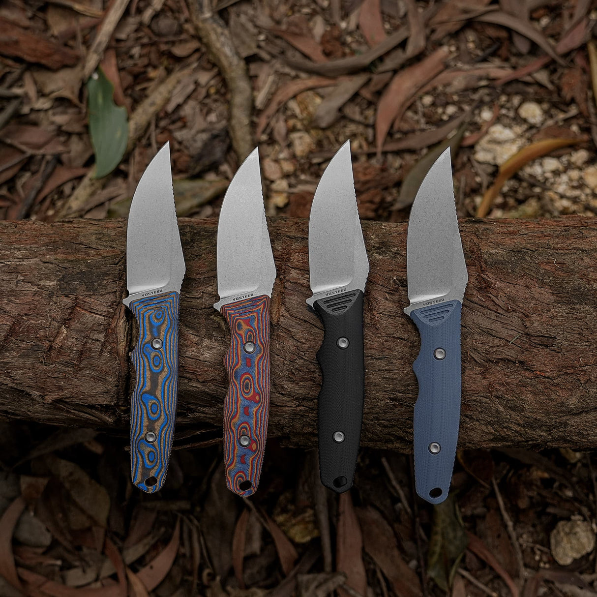 H-Back | Blue Ocean Micarta + Nitro-V - D0407