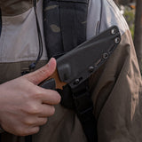 Inferno | Black G10 + Copper Dune 14C28N - D0801