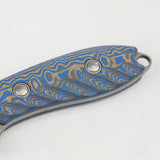Inferno | Blue Ocean Micarta + Stonewash 14C28N - D0802