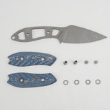 Inferno | Blue Ocean Micarta + Stonewash 14C28N - D0802