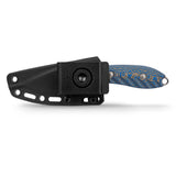 Inferno | Blue Ocean Micarta + Stonewash 14C28N - D0802