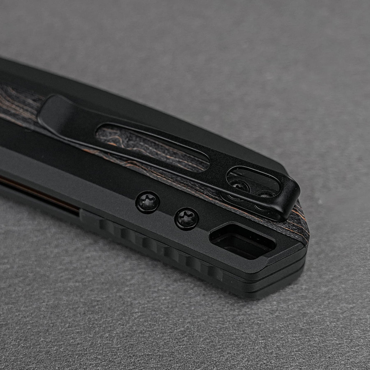 Kroc 329 | Black Aluminium Topo G10 + Copper Dune S35VN - A1810