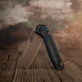 Kroc 329 | Black Aluminium Topo G10 + Copper Dune S35VN - A1810