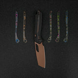 Kroc 329 | Black Aluminium Topo G10 + Copper Dune S35VN - A1810