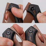 Kroc 329 | Black Aluminium Topo G10 + Copper Dune S35VN - A1810