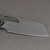 Kroc 329 | Olive Green Aluminium Topo G10 + Destroyer Grey S35VN - A1812