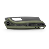 Kroc 329 | Olive Green Aluminium Topo G10 + Destroyer Grey S35VN - A1812