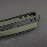 Kroc 329 | Olive Green Aluminium Topo G10 + Destroyer Grey S35VN - A1812