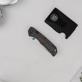 Marten 330 | Carbon Fiber + Stonewash 154CM - A1611